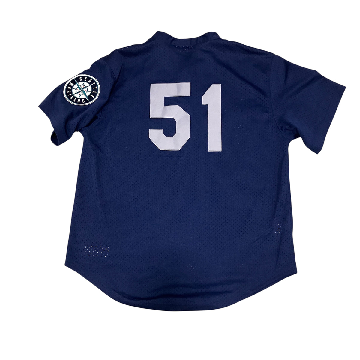 Randy Johnson 1995 Seattle Mariners BP Pullover Jersey 44 L