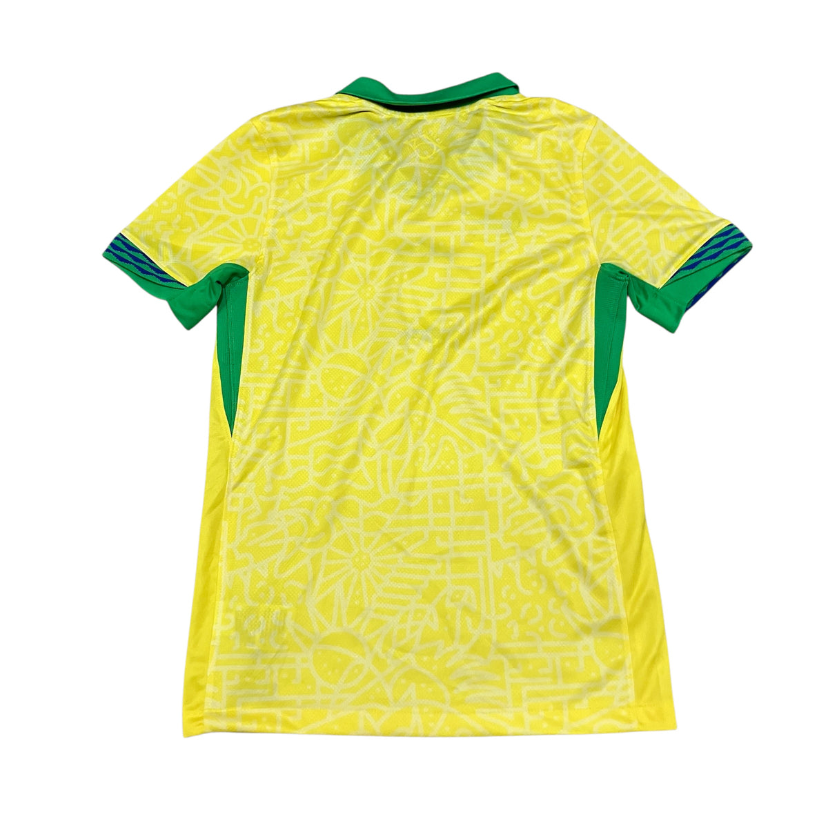Brazil Kids 2024 Home Yellow Nike Jersey Large