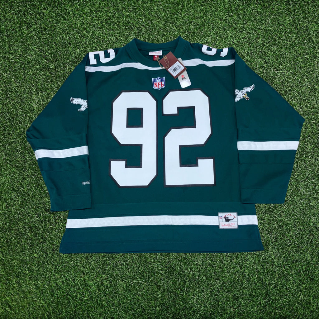Reggie White NWT Philadelphia Eagles Maxxed Out Hockey Jersey XL