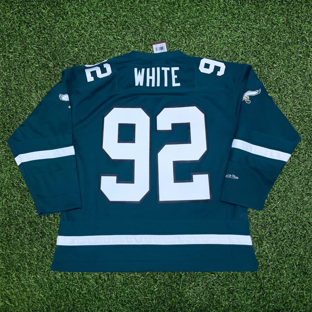 Reggie White NWT Philadelphia Eagles Maxxed Out Hockey Jersey XL