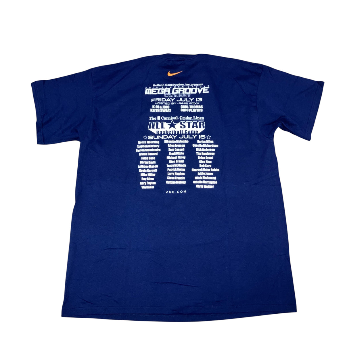 Zo's Summer Groove V2001 HBO Miami Navy Nike Shirt XL
