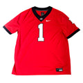 UGA Georgia Bulldogs #1 Red Nike Home Jersey XL