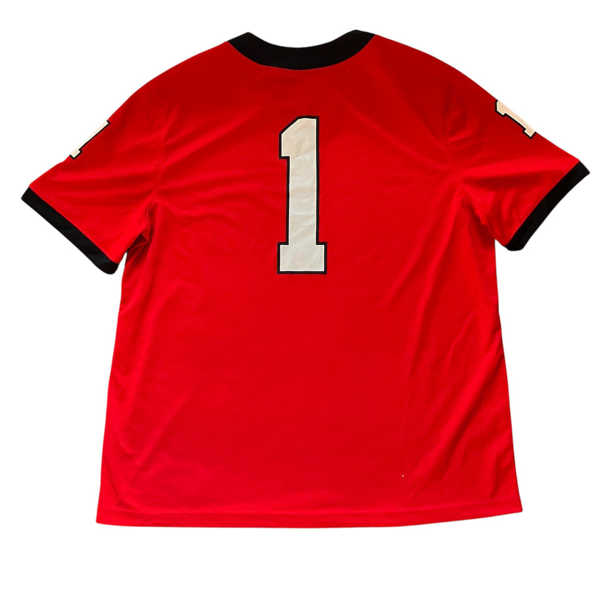 UGA Georgia Bulldogs #1 Red Nike Home Jersey XL