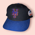 New York Mets 2000 World Series Original Fitted Black Hat 7 1/8