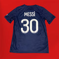Leo Messi Youth 2022/23 Paris Saint Germain Home Nike Jersey XL