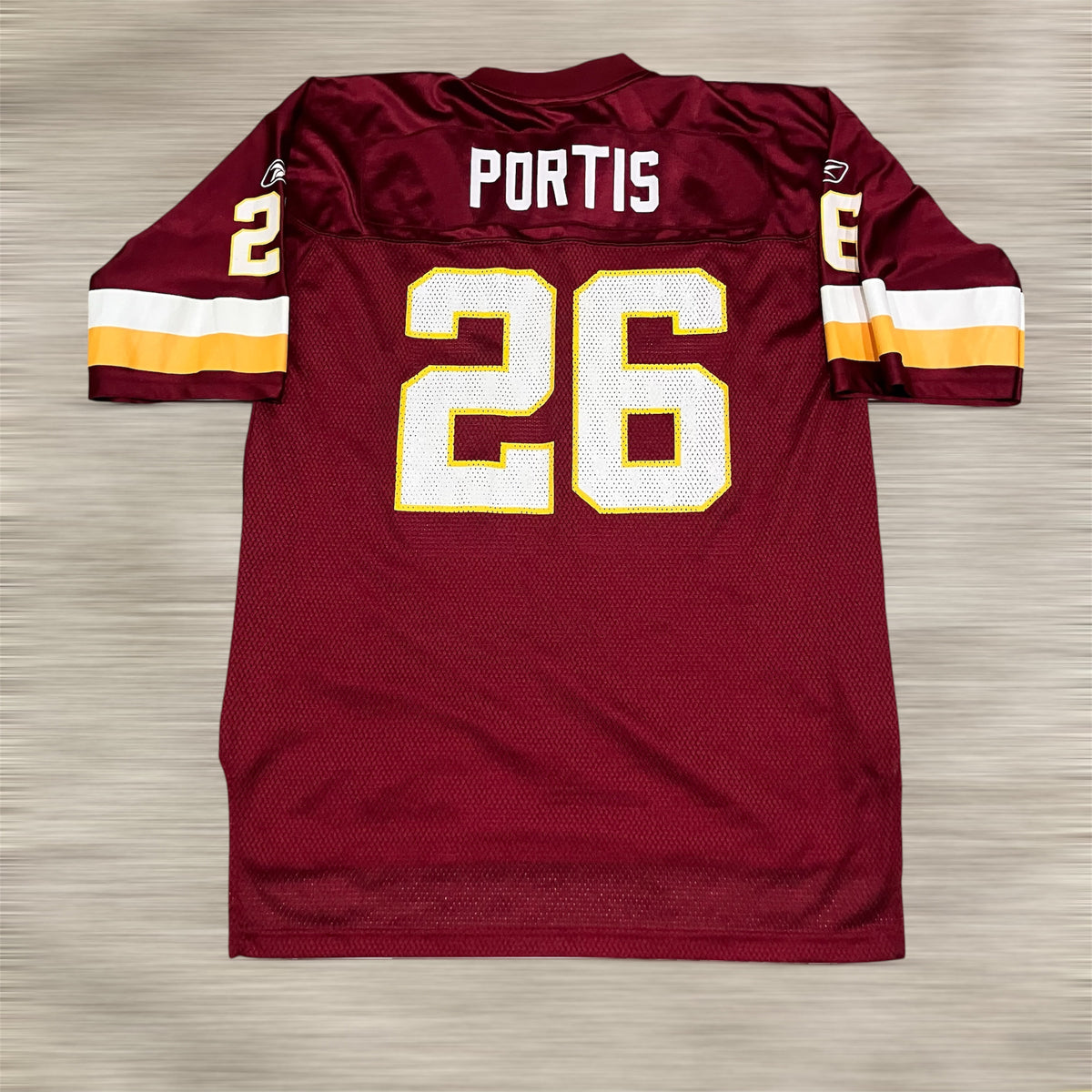 Clinton Portis Washington Redskins Burgundy Reebok Jersey Large