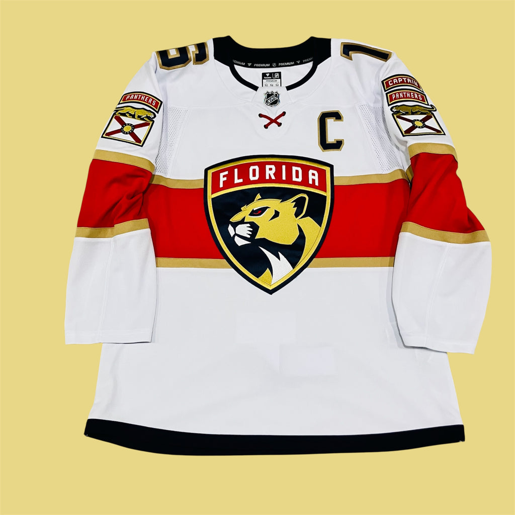 Alexsander Barkov Florida Panthers Road White Authentic 52 Jersey