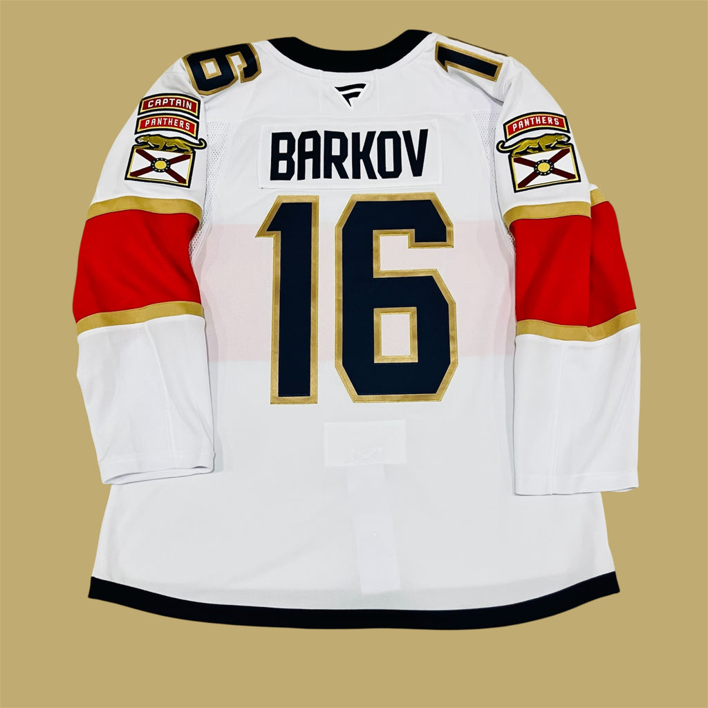 Alexsander Barkov Florida Panthers Road White Authentic 52 Jersey