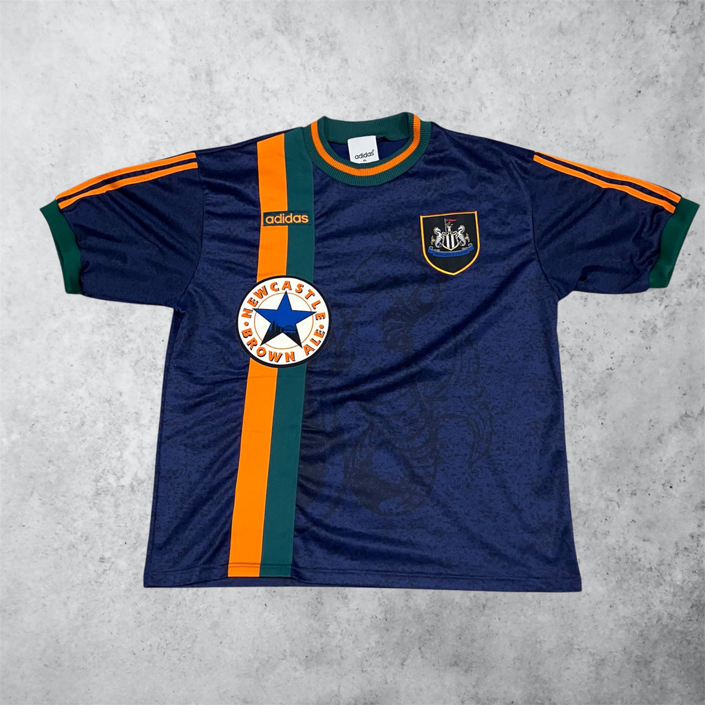 Newcastle United 1997/98 Away Purple adidas Jersey XL