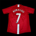 Cristiano Ronaldo 2008 Manchester United Red Nike Home Jersey Medium