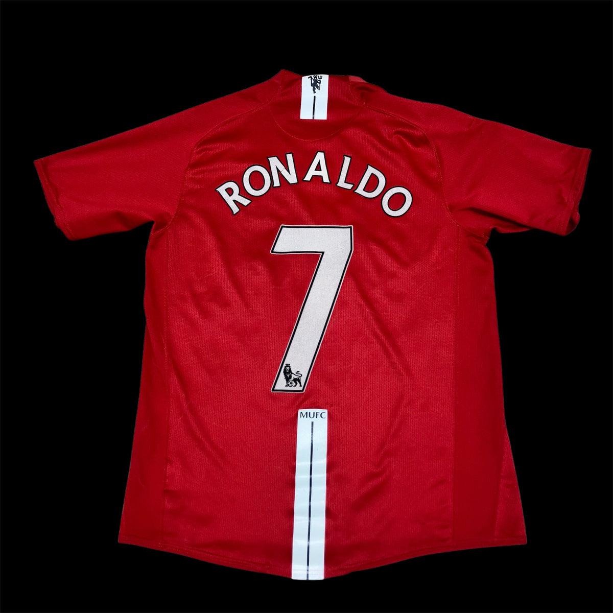 Cristiano Ronaldo 2008 Manchester United Red Nike Home Jersey Medium