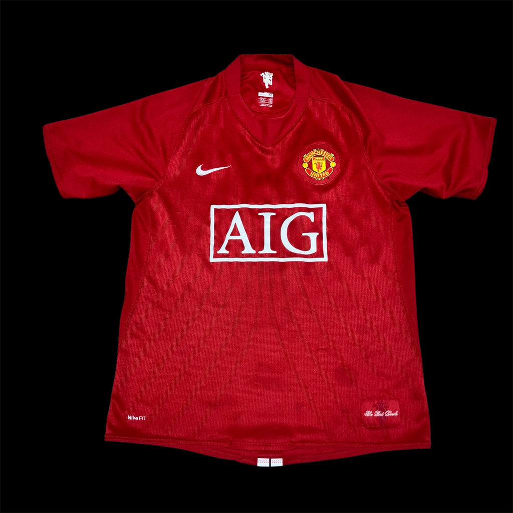 Cristiano Ronaldo 2008 Manchester United Red Nike Home Jersey Medium