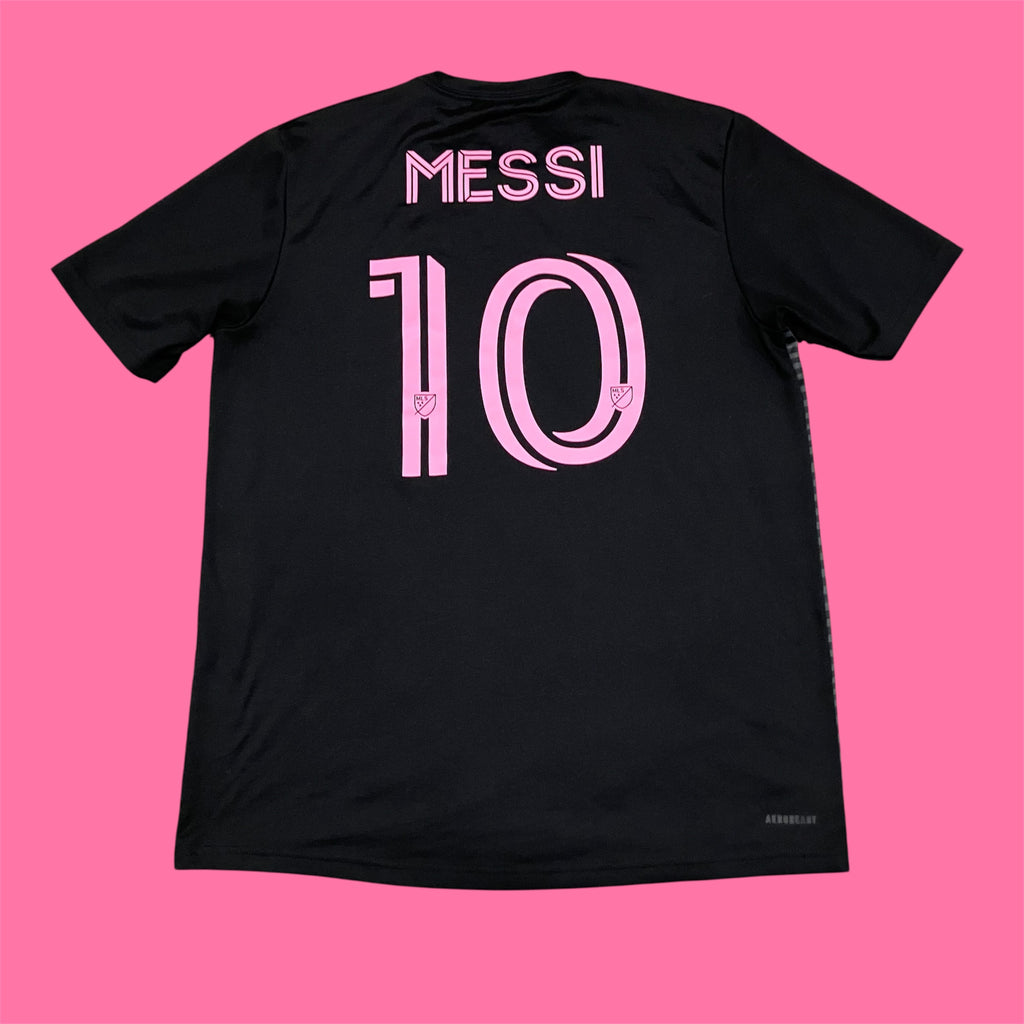 Leo Messi 2025 Inter Miami FC Training Black adidas Jersey Small