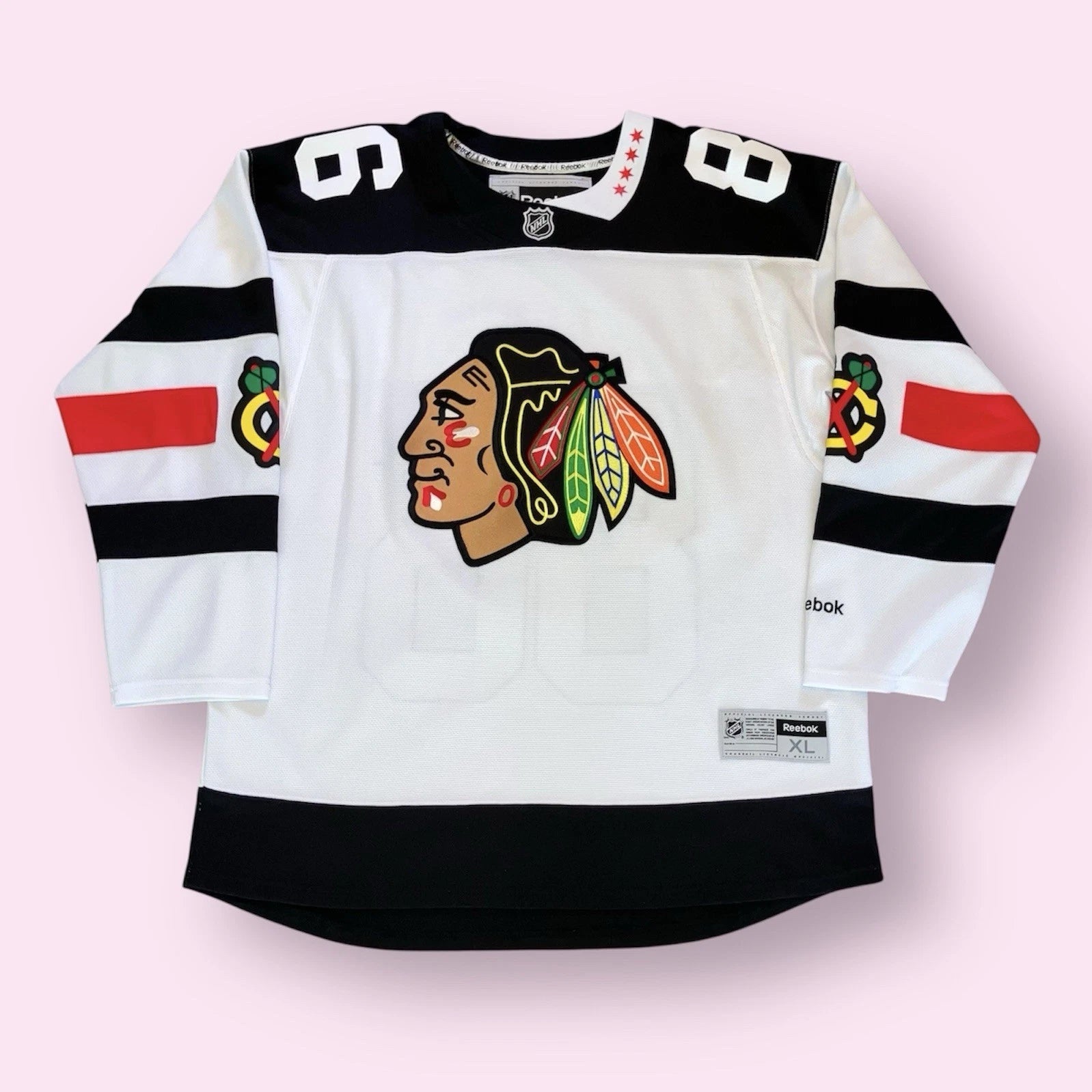 Teuvo Teravainen 2016 Chicago Blackhawks Reebok Stadium Series Jersey Men XL